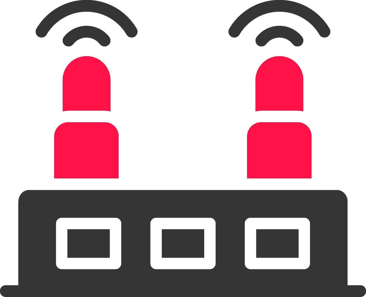 Wifi Router Creative Icon Design vector