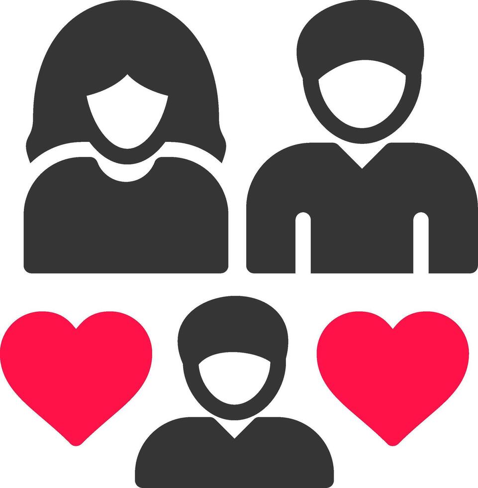 Family Creative Icon Design vector