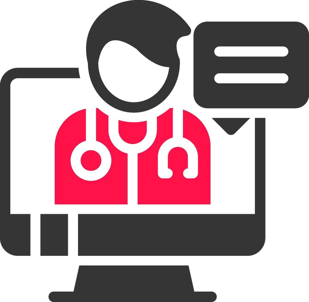 Telemedicine Creative Icon Design vector