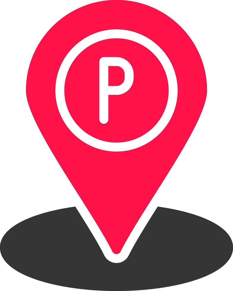 Parking Creative Icon Design vector
