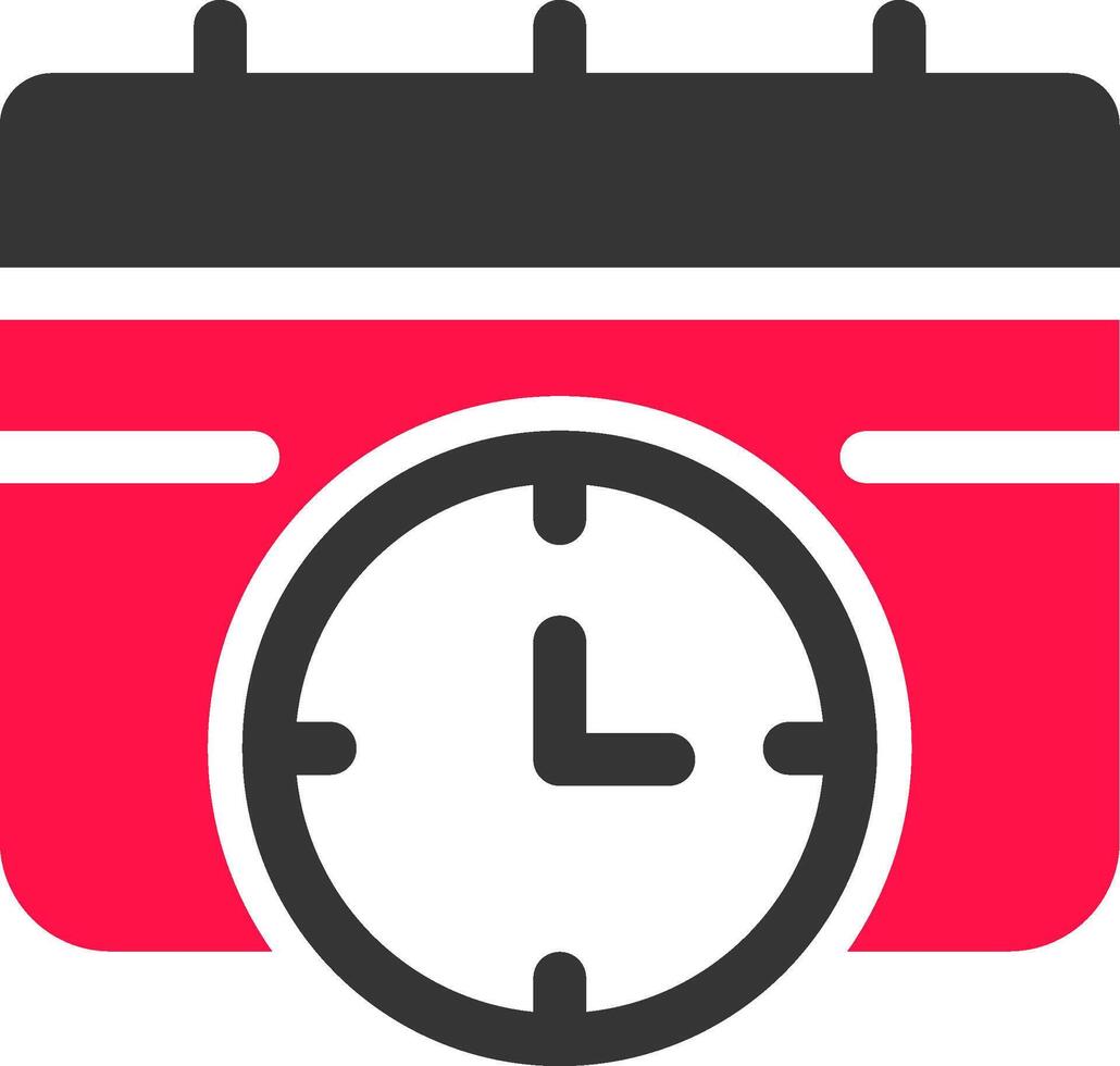 Deadline Creative Icon Design vector