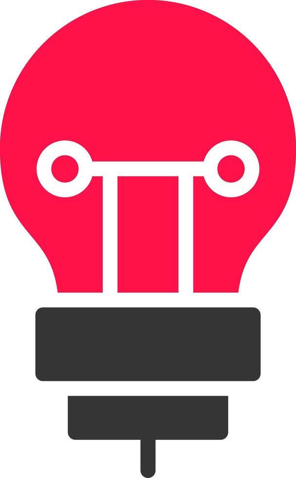 Bulb Creative Icon Design vector