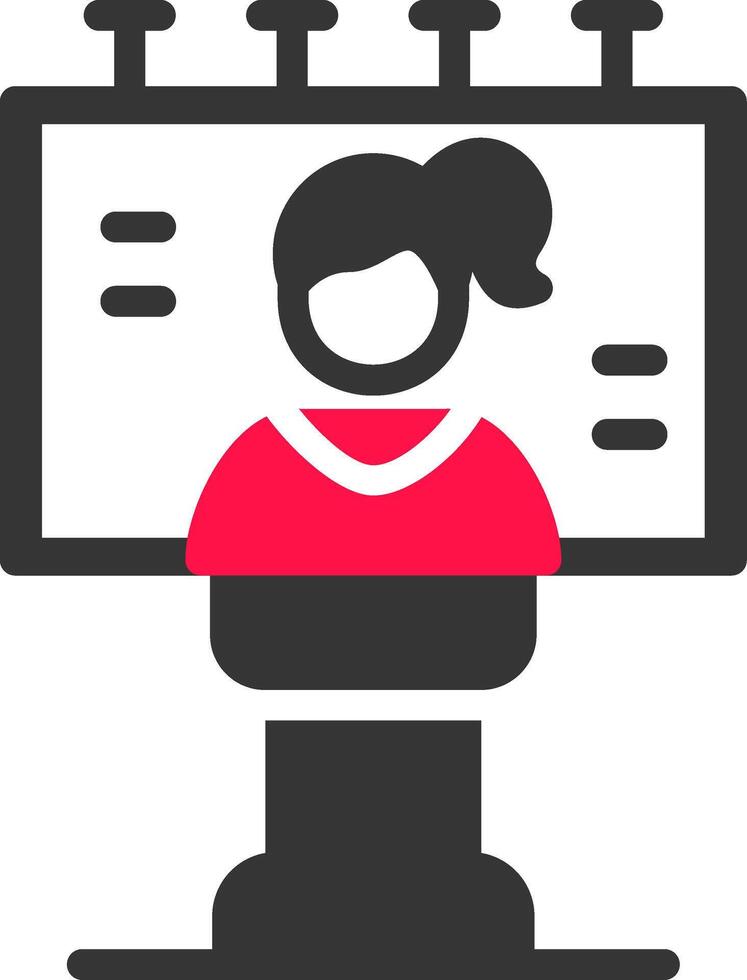 Billboard Creative Icon Design vector