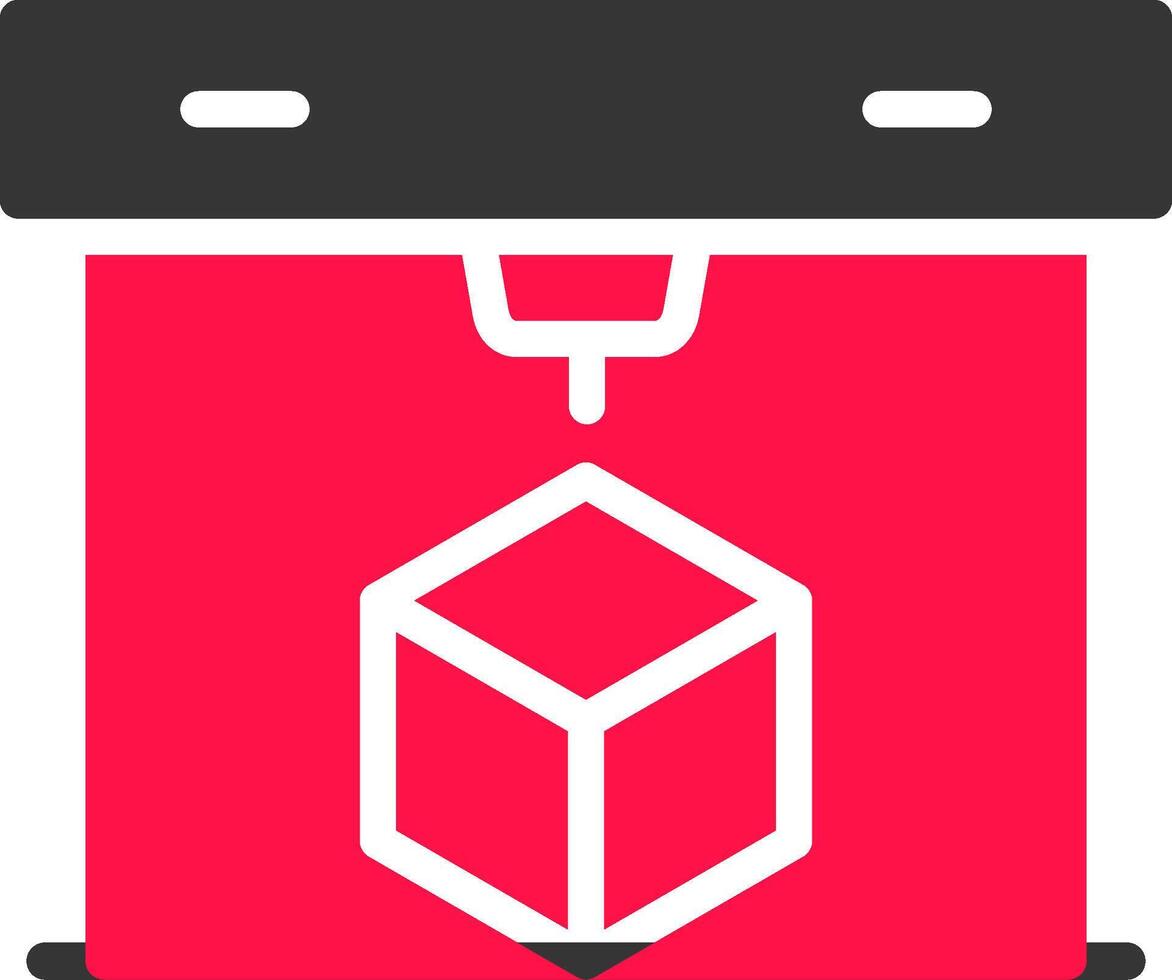 3D Printing Creative Icon Design vector