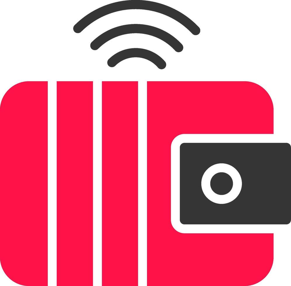Smart Wallet Creative Icon Design vector