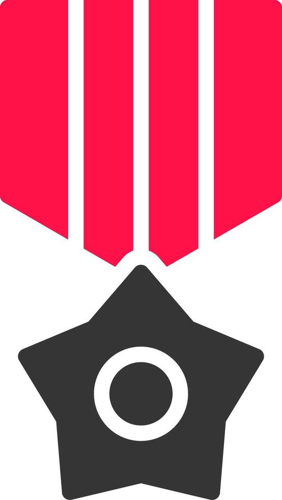 Glyph Red and Yellow Gradient vector