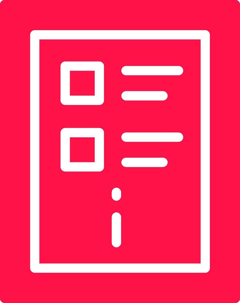 Glyph Red and Yellow Gradient vector