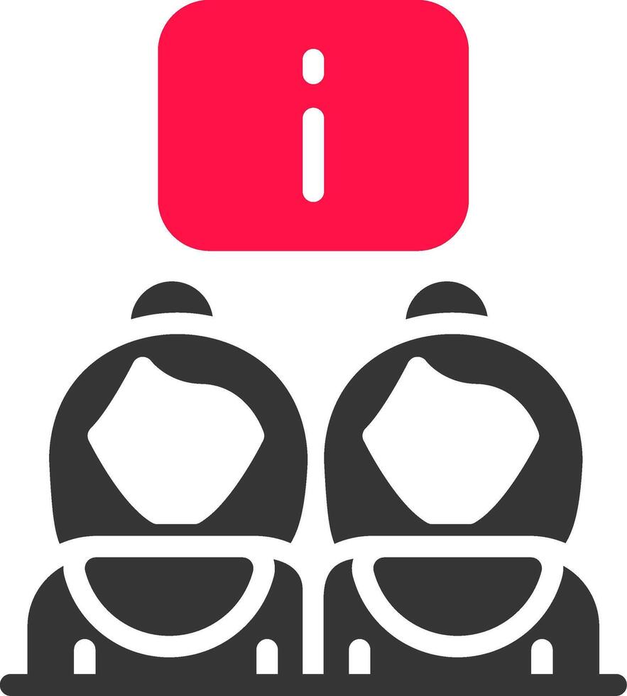 Internal Meeting Creative Icon Design vector