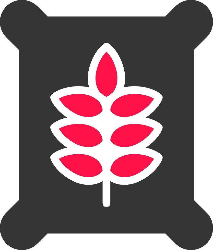 Seed Bag Creative Icon Design vector