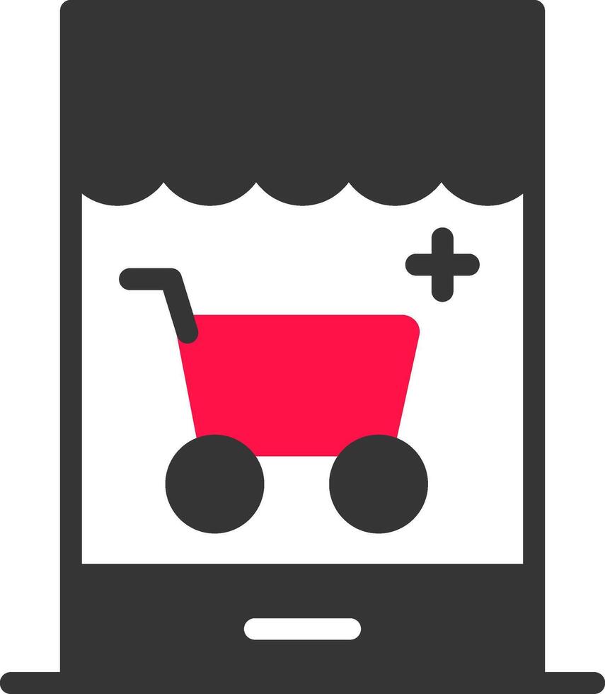Personalized Web Store Creative Icon Design vector