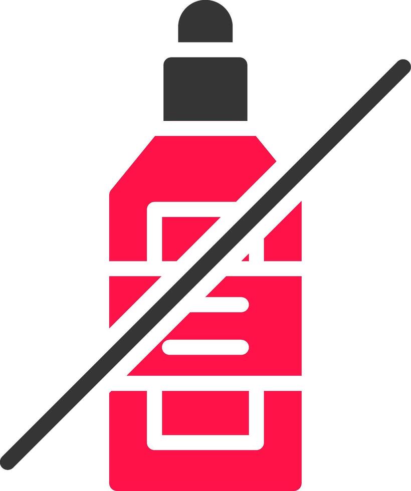 No Wine Creative Icon Design vector