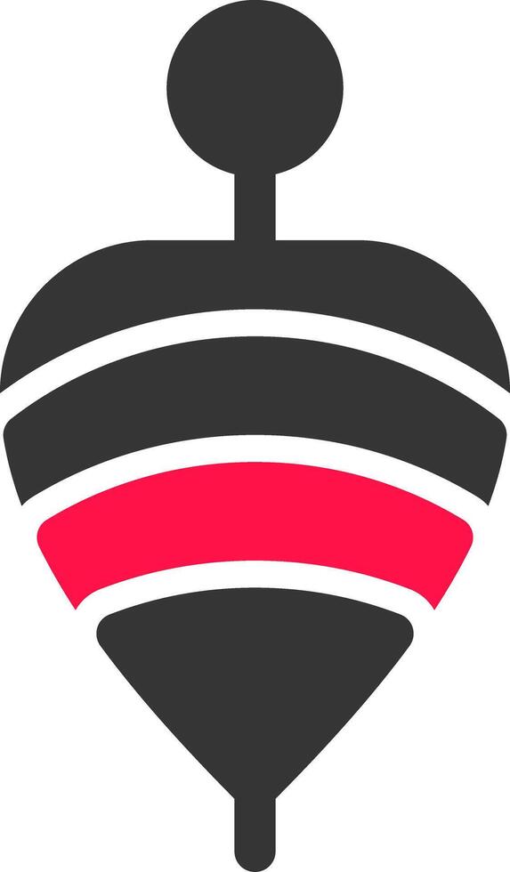 Spinning Top Creative Icon Design vector