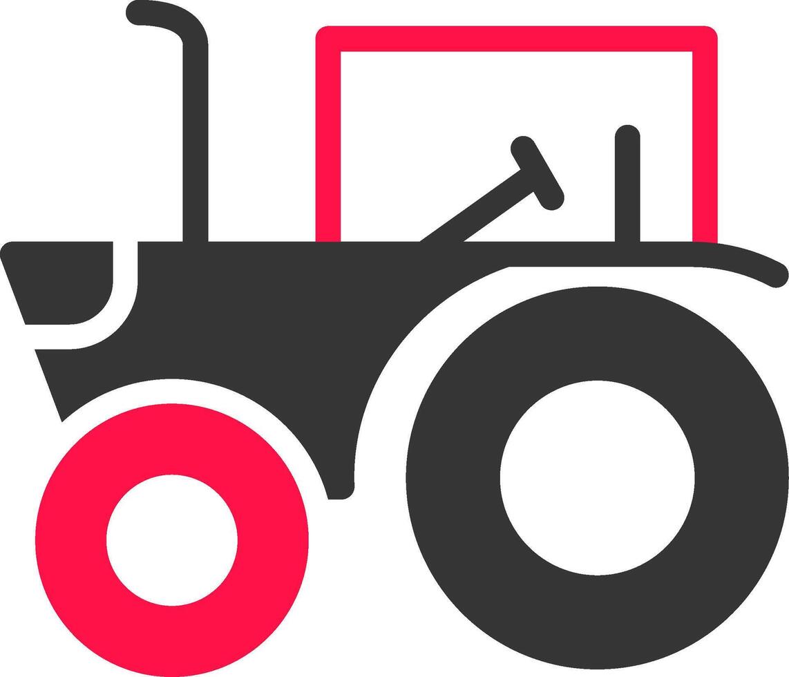 Tractor Creative Icon Design vector