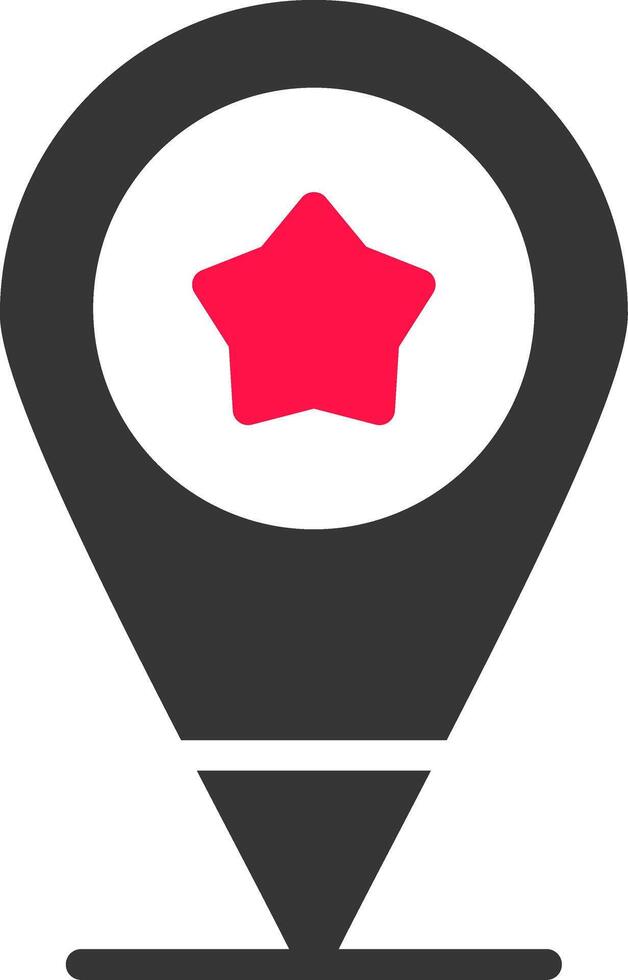Glyph Red and Yellow Gradient vector