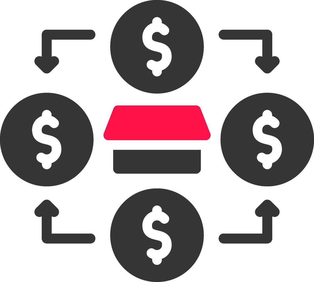 Crowdfunding Creative Icon Design vector
