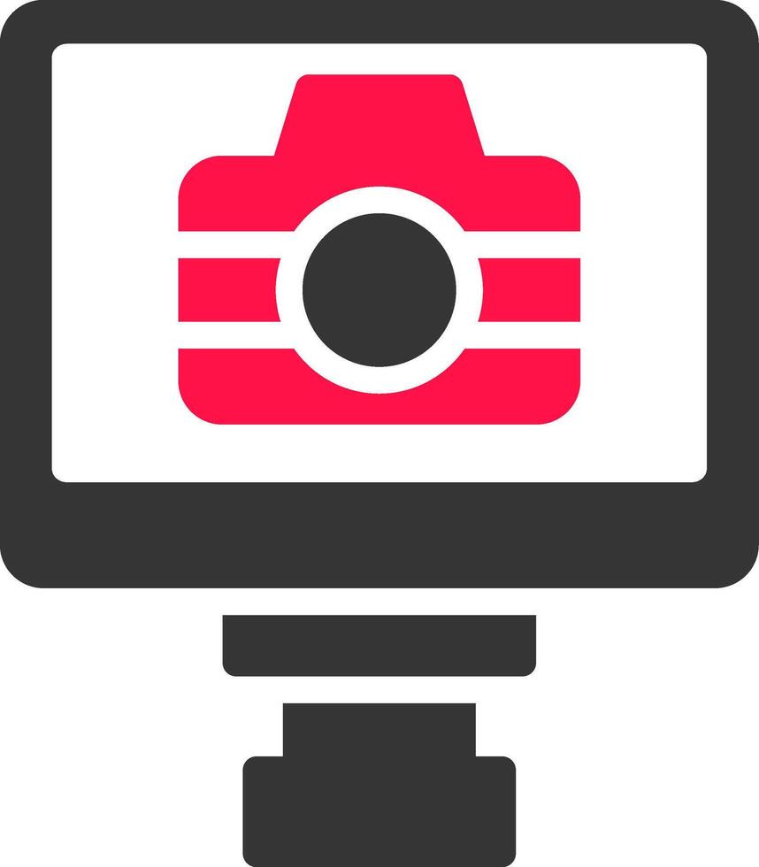 Lcd Camera Creative Icon Design vector