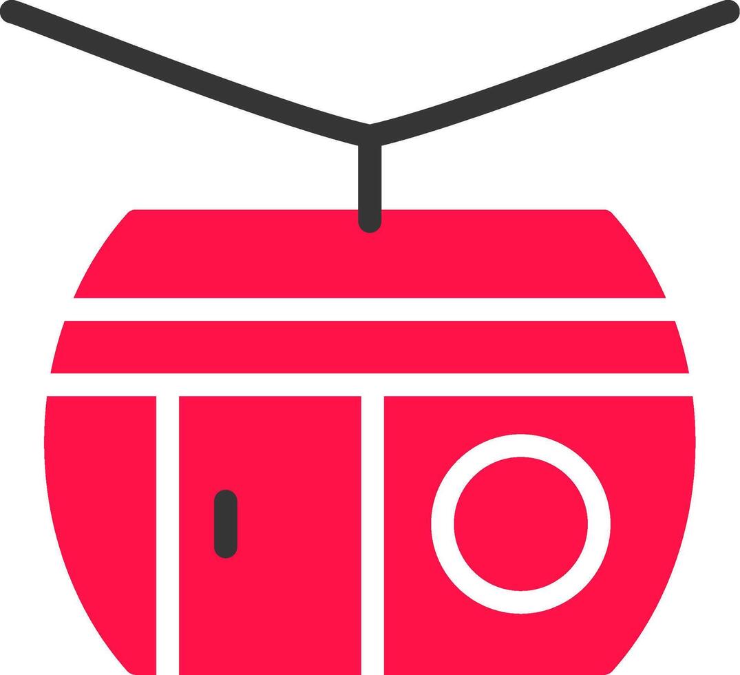 Cable Car Creative Icon Design vector