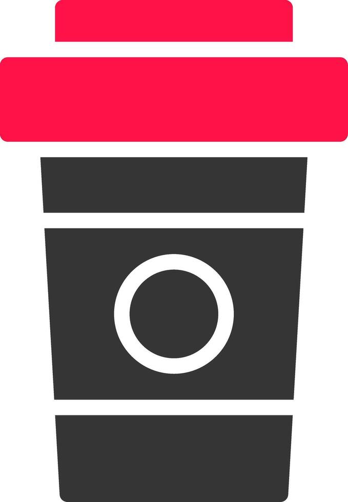 Paper Cup Creative Icon Design vector