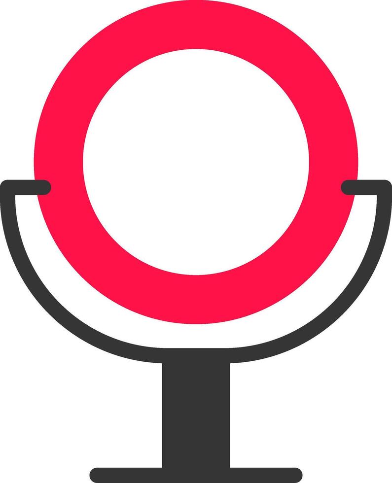 Mirror Creative Icon Design vector