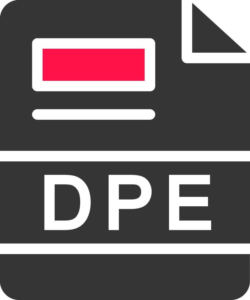 DPE Creative Icon Design vector