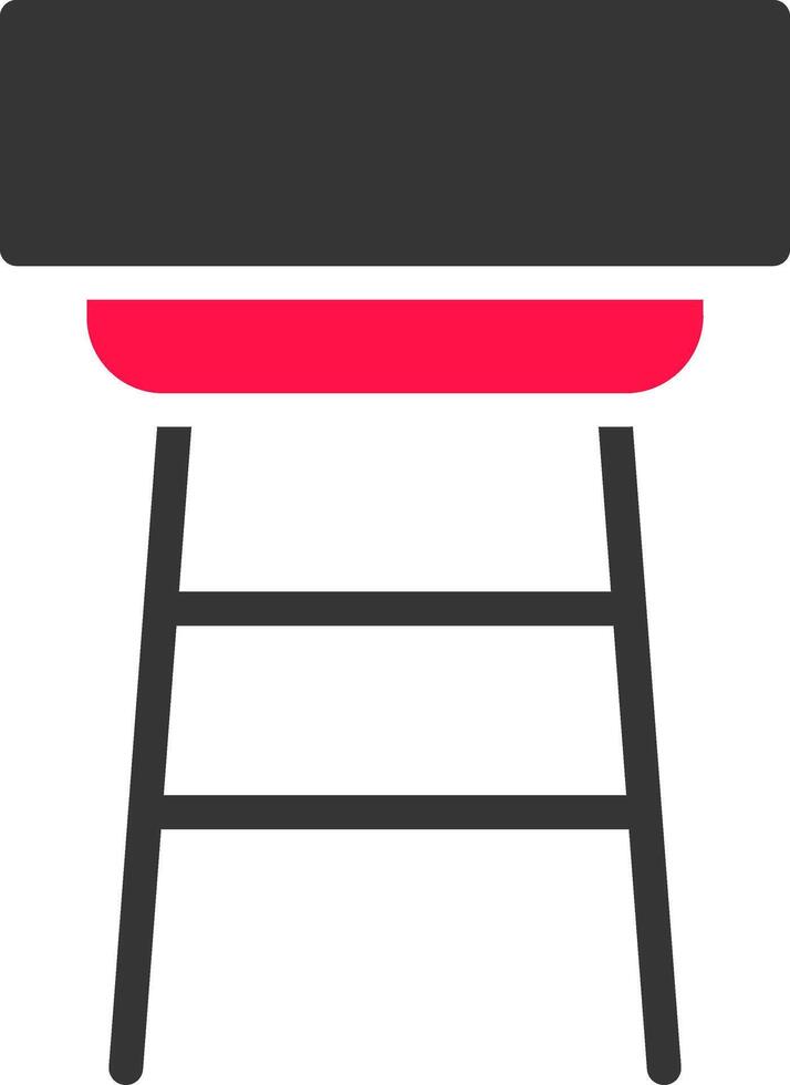 Stool Creative Icon Design vector