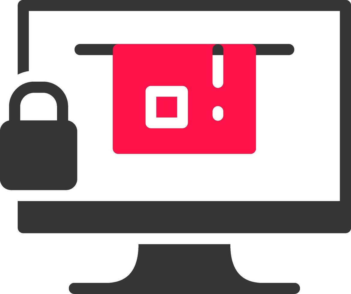 Blocked Creative Icon Design vector