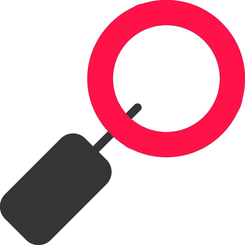 Magnifying Glass Creative Icon Design vector