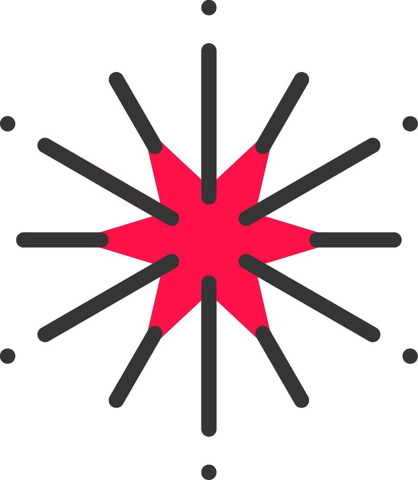 Star Creative Icon Design vector