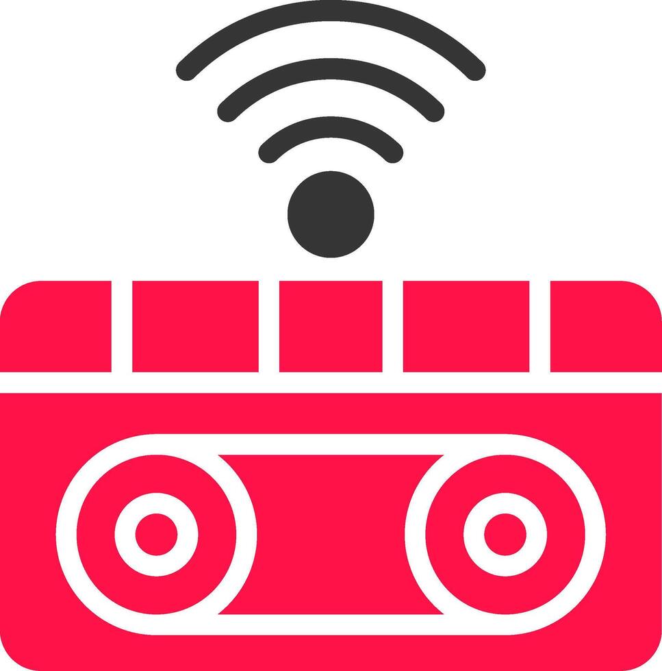 Smart Vacuum Cleaner Creative Icon Design vector