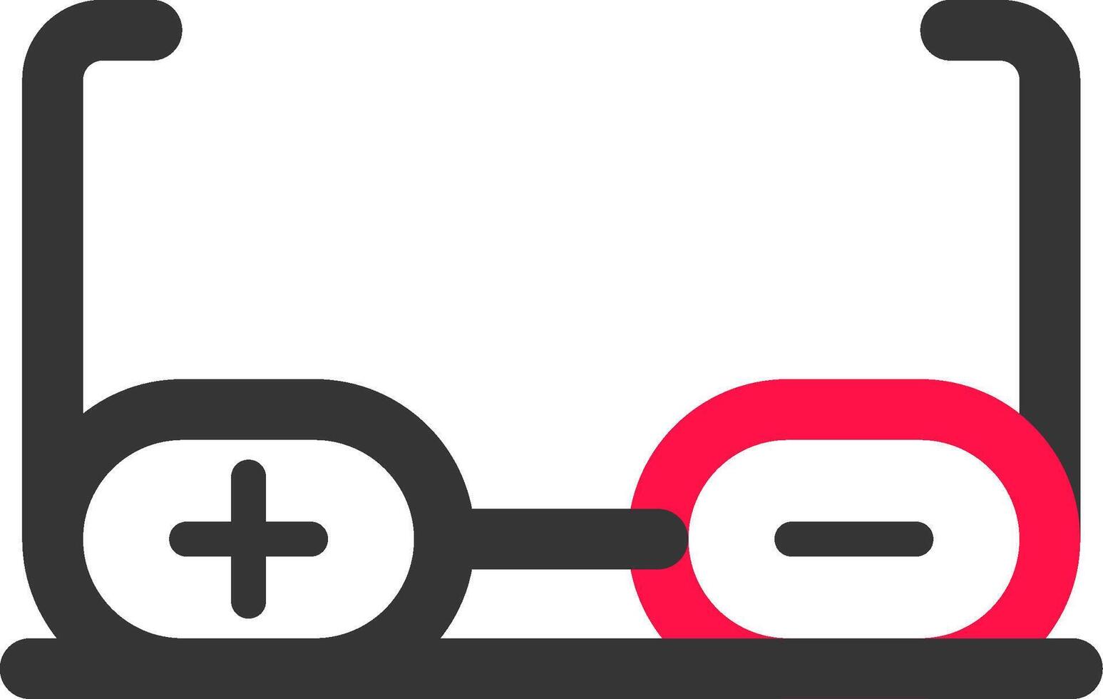 Medical Glasses Creative Icon Design vector