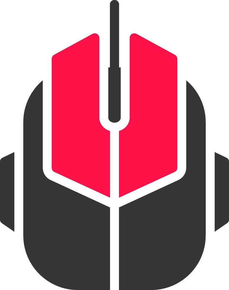 Gaming Mouse Creative Icon Design vector