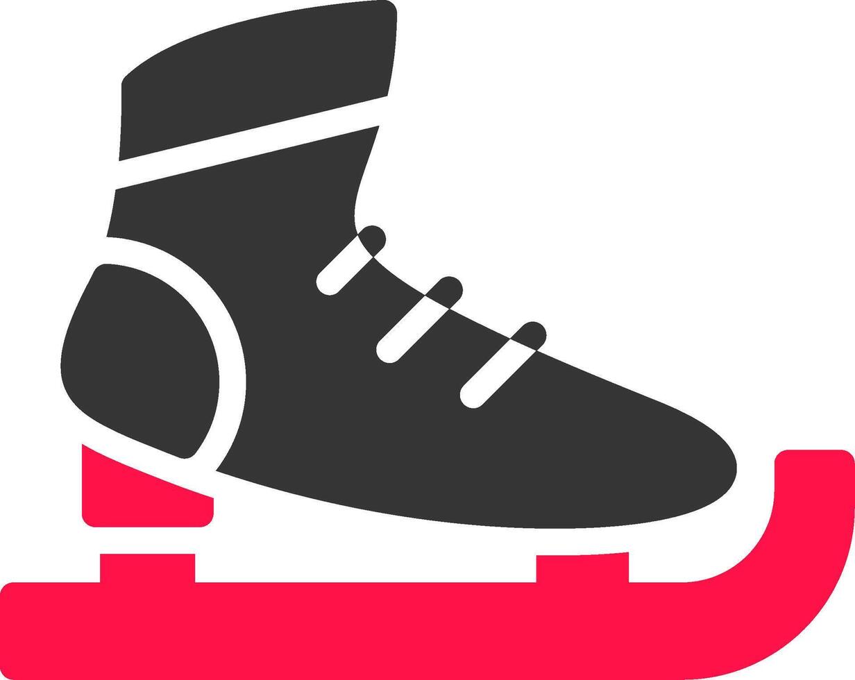 Ice Skates Creative Icon Design vector