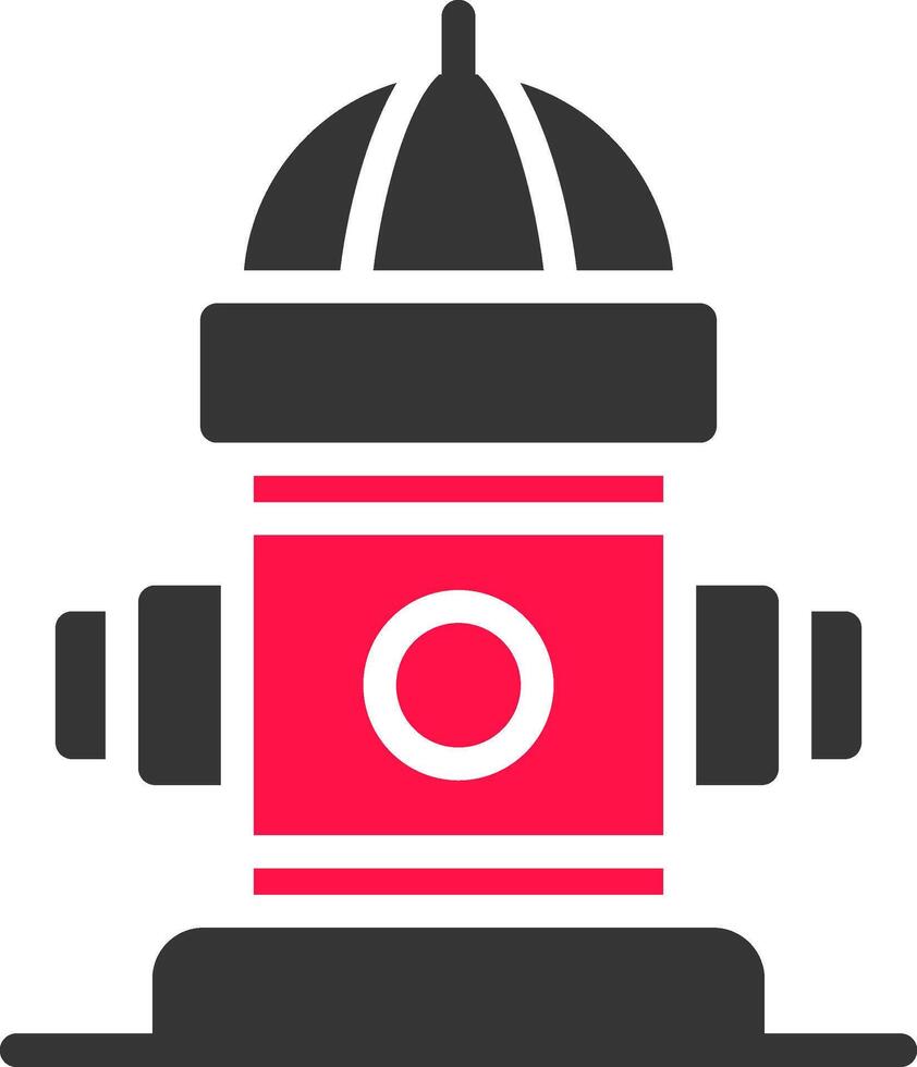 Fire Hydrant Creative Icon Design vector