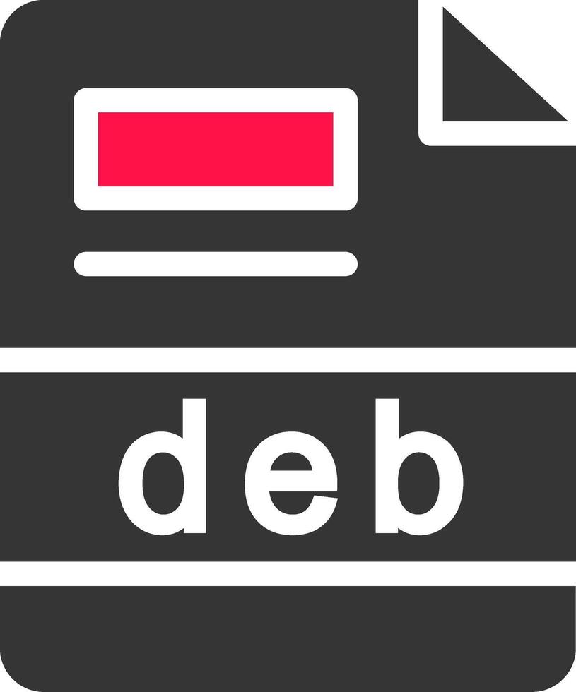 deb Creative Icon Design vector