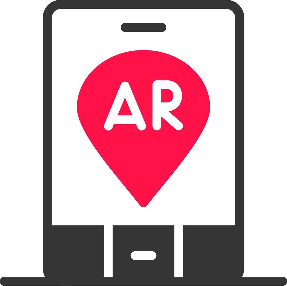 Ar Navigation Creative Icon Design vector