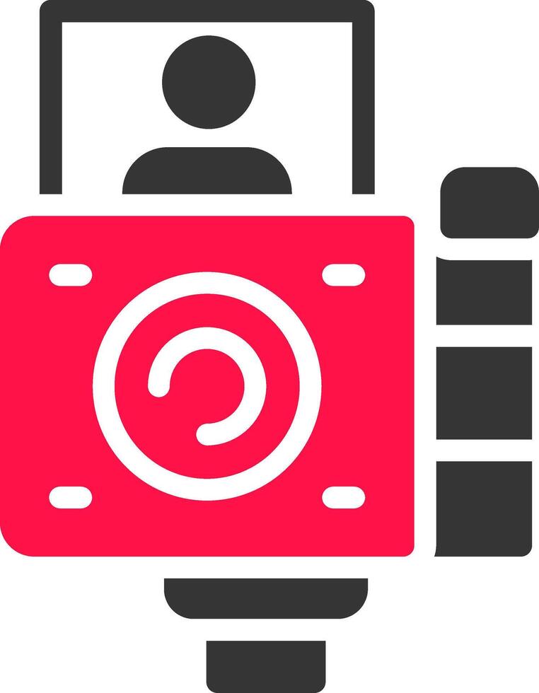 Vlogger Creative Icon Design vector