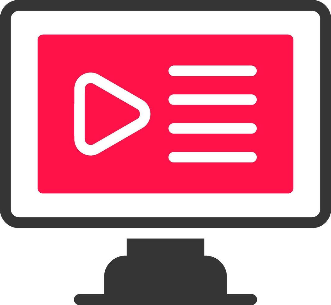 Video Creative Icon Design vector
