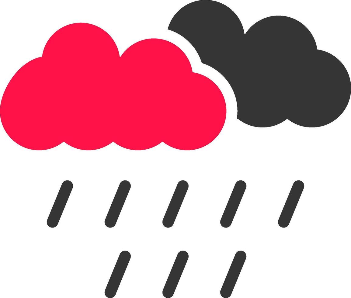 Rainy Day Creative Icon Design vector