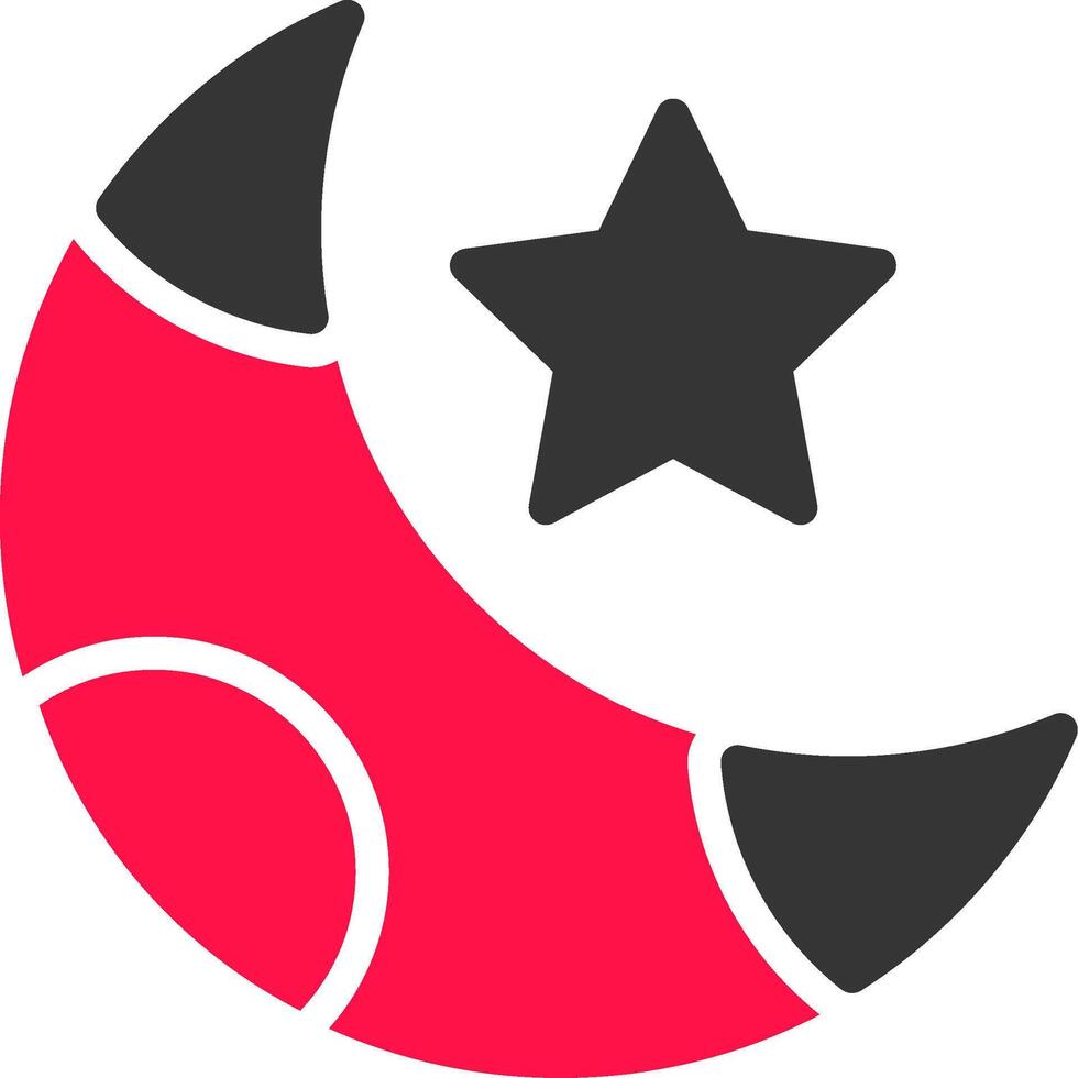 Night Creative Icon Design vector