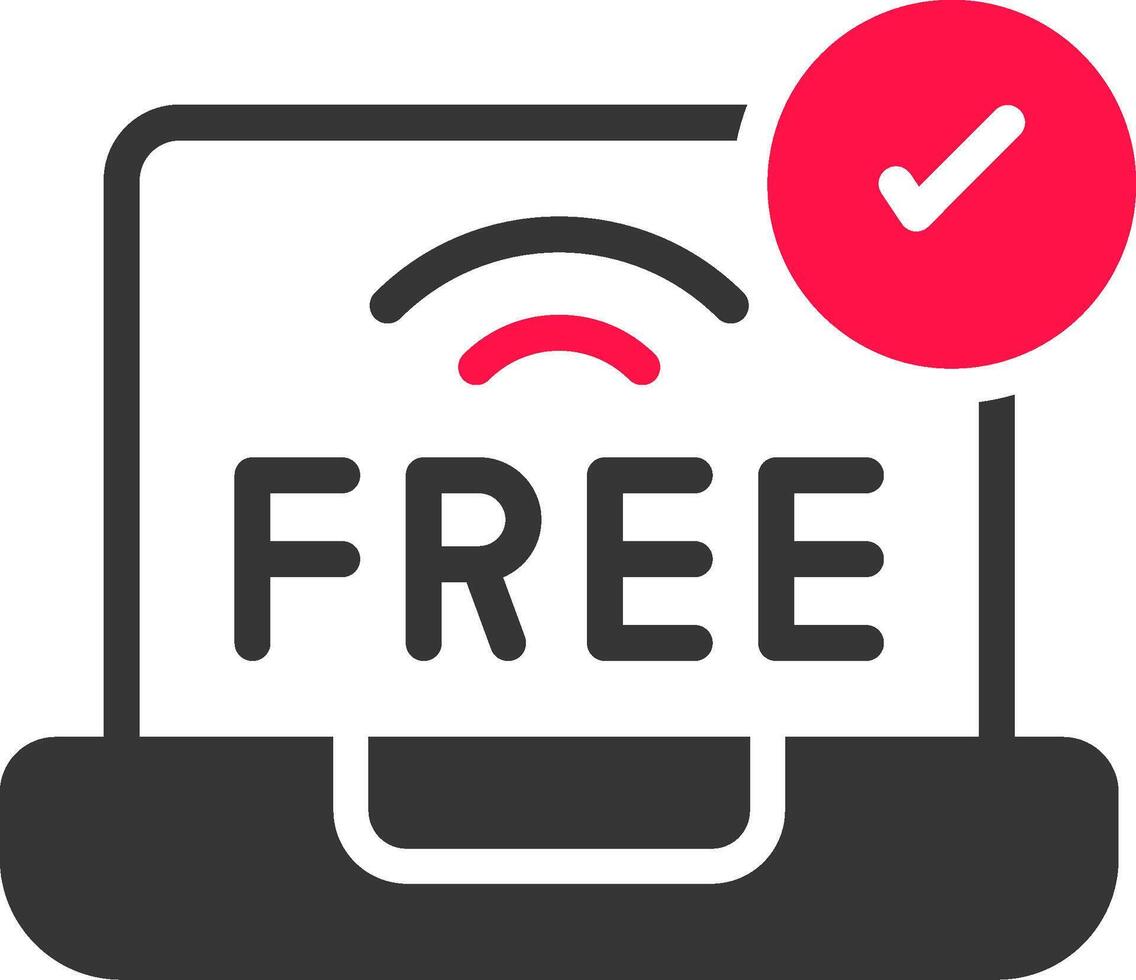 Free Wifi Creative Icon Design vector