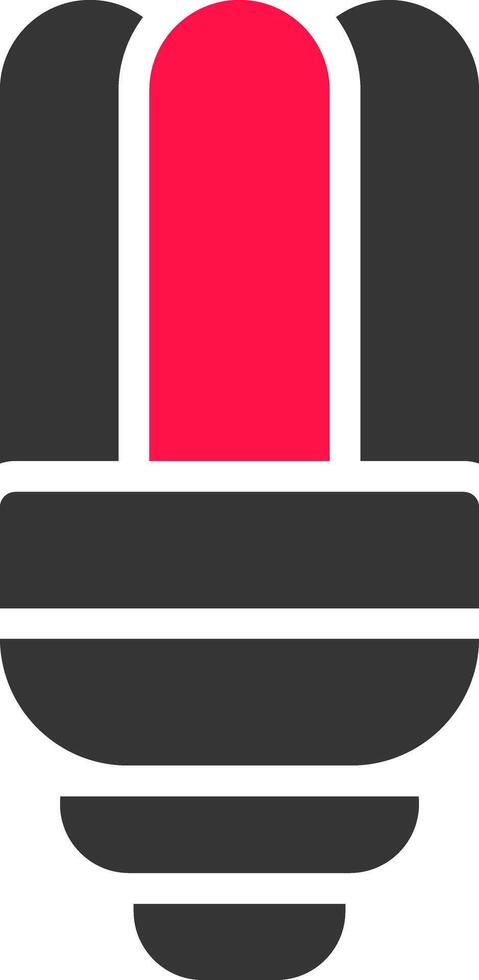 Glyph Red and Yellow Gradient vector