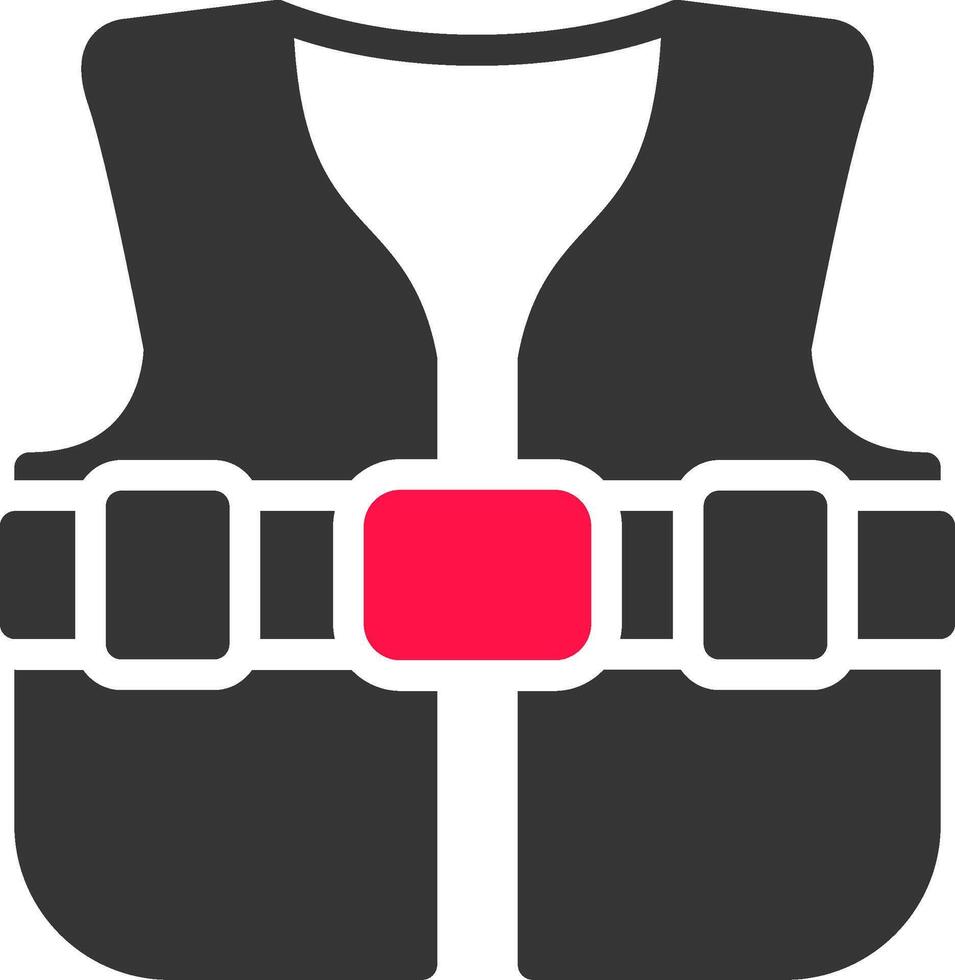 Life Jacket Creative Icon Design vector