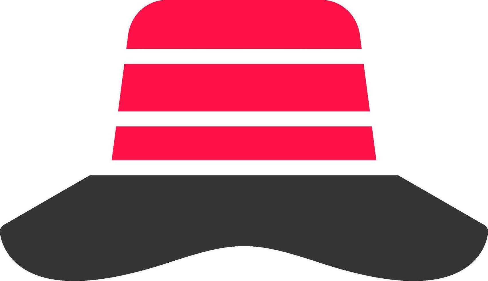 Sun Hat Creative Icon Design vector
