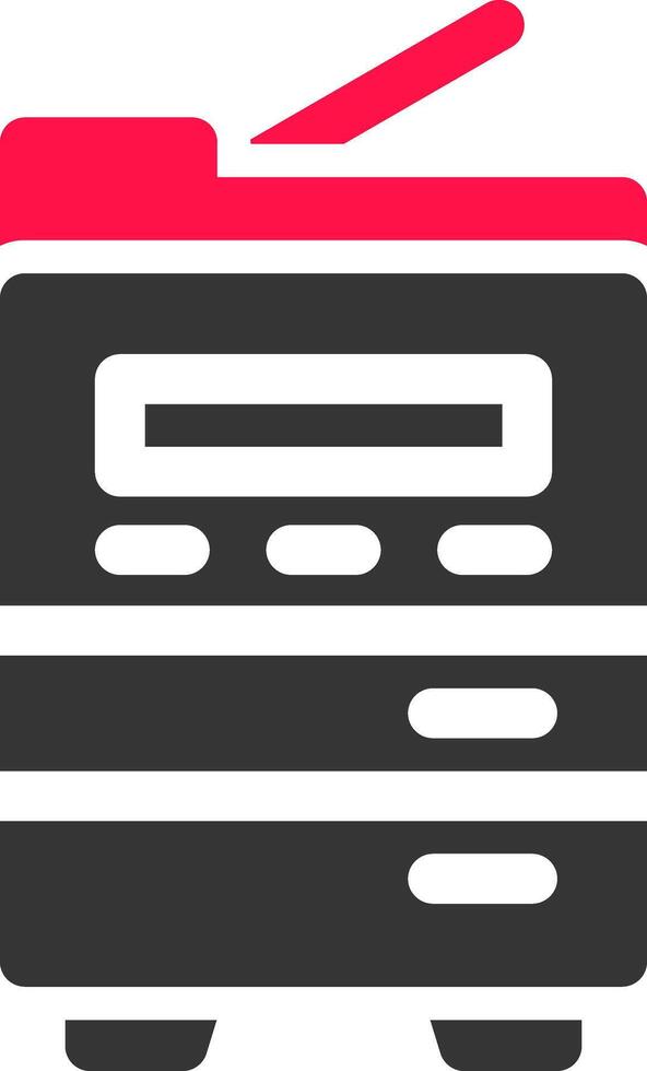 Photocopier Creative Icon Design vector