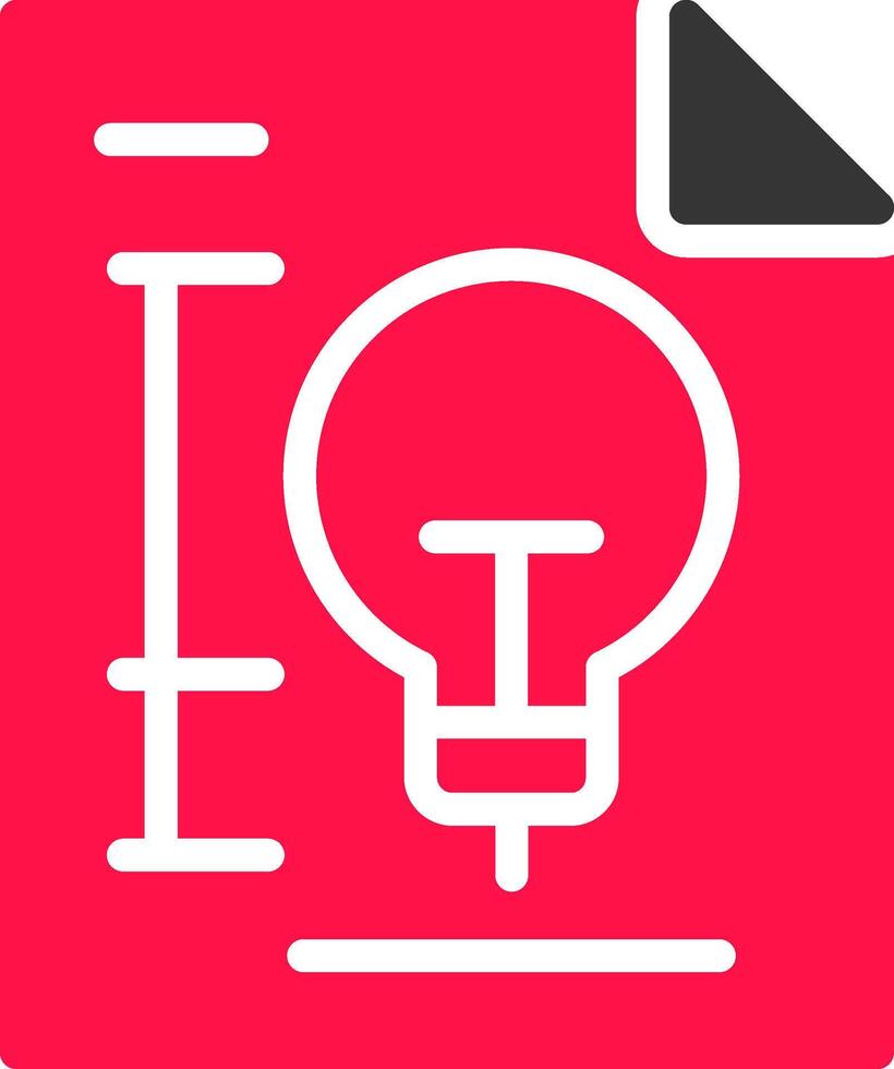 Patent Creative Icon Design vector