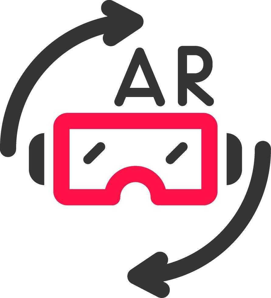 Vr Glasses Creative Icon Design vector