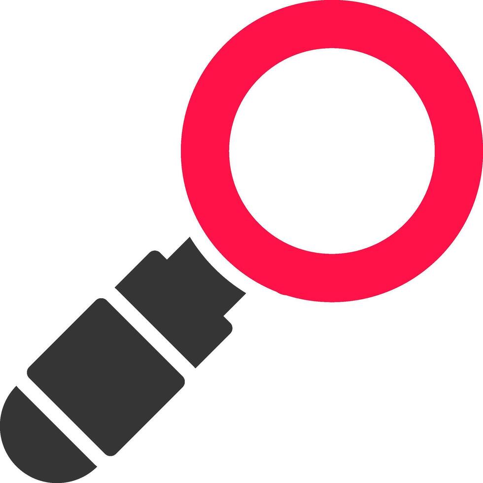 Magnifying Glass Creative Icon Design vector