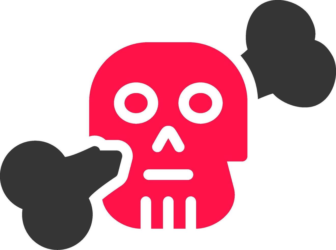 diseño de icono creativo muerto vector