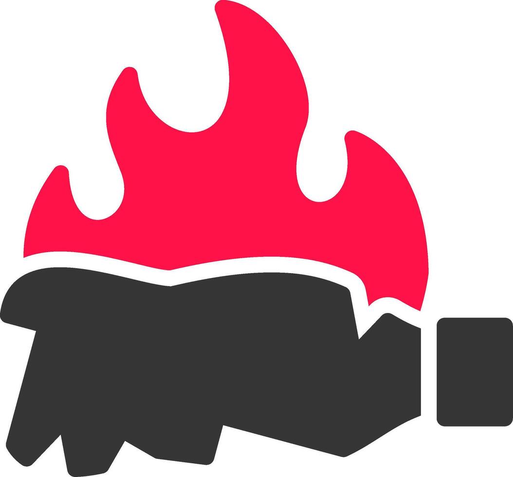 Burn Creative Icon Design vector