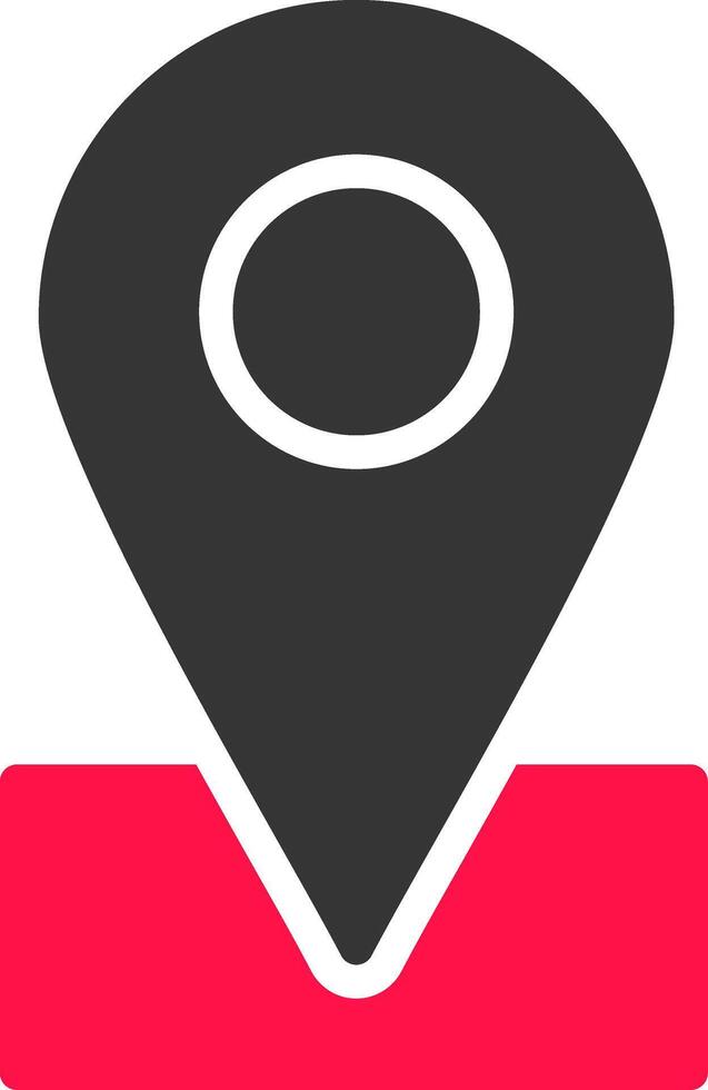 Location Pin Creative Icon Design vector